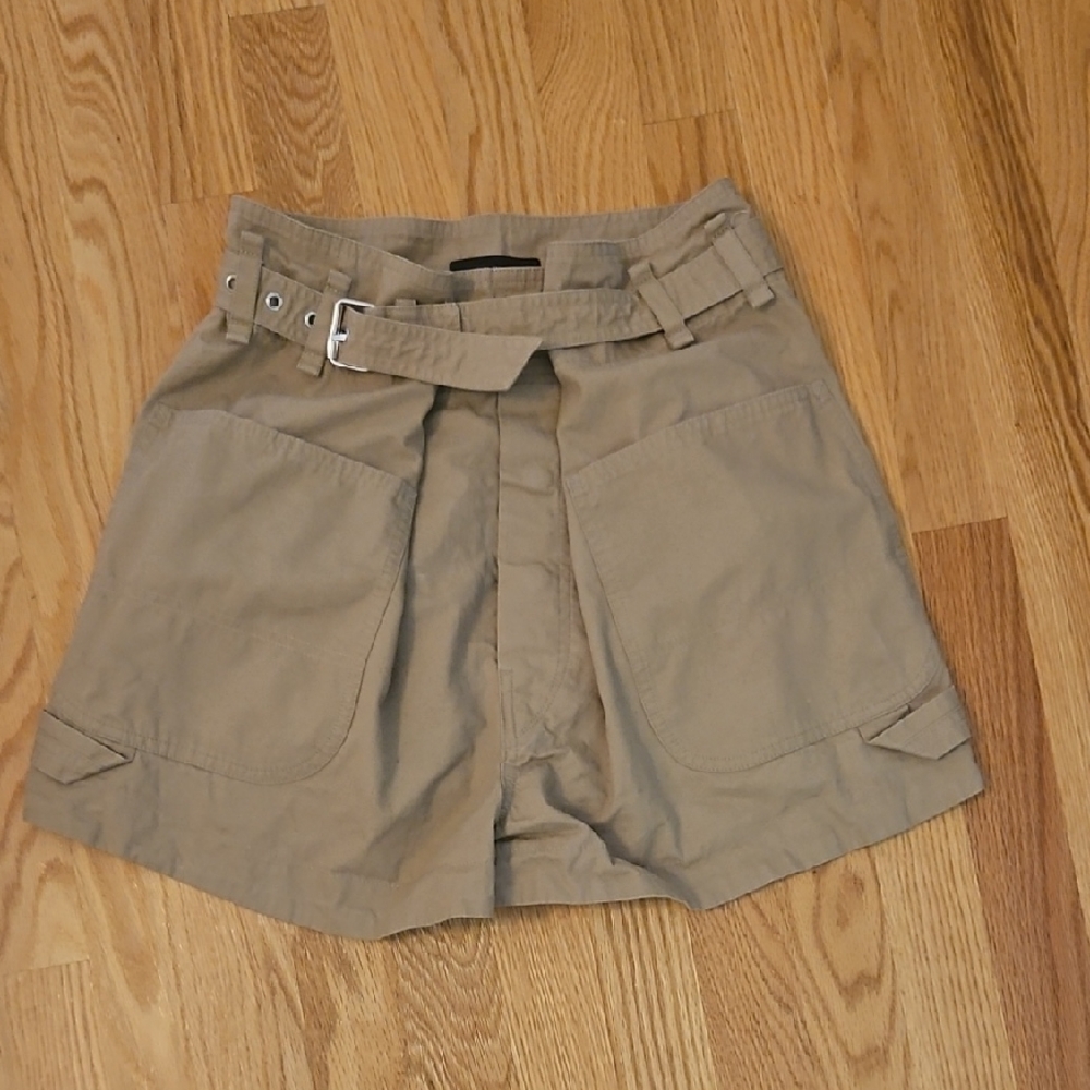 Isabel Marant Khaki Belted Skort